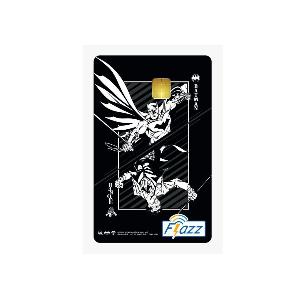 FLAZZ BCA Gen 2 /Gen2 /Kartun Karakter Super Hero - BATMAN and JOKER Ori /Like eMoney eToll Tapcash 