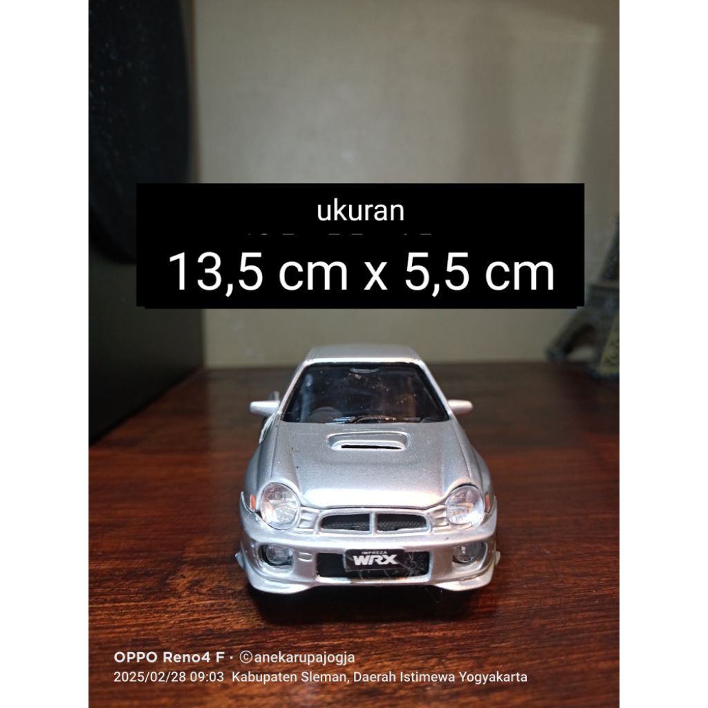 diecast subaru impreza saico tidak ada box