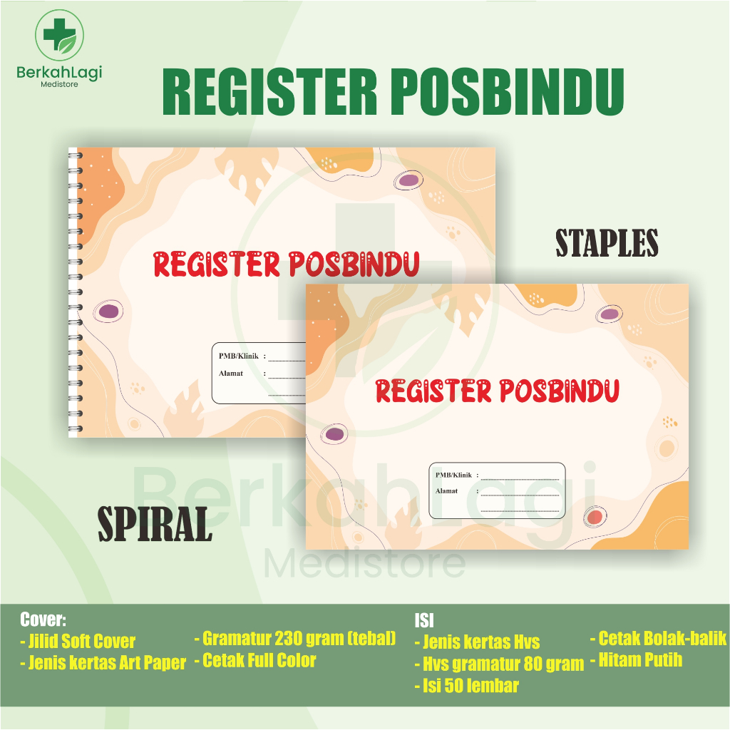 Buku Register POSBINDU, Buku Bidan, Buku register
