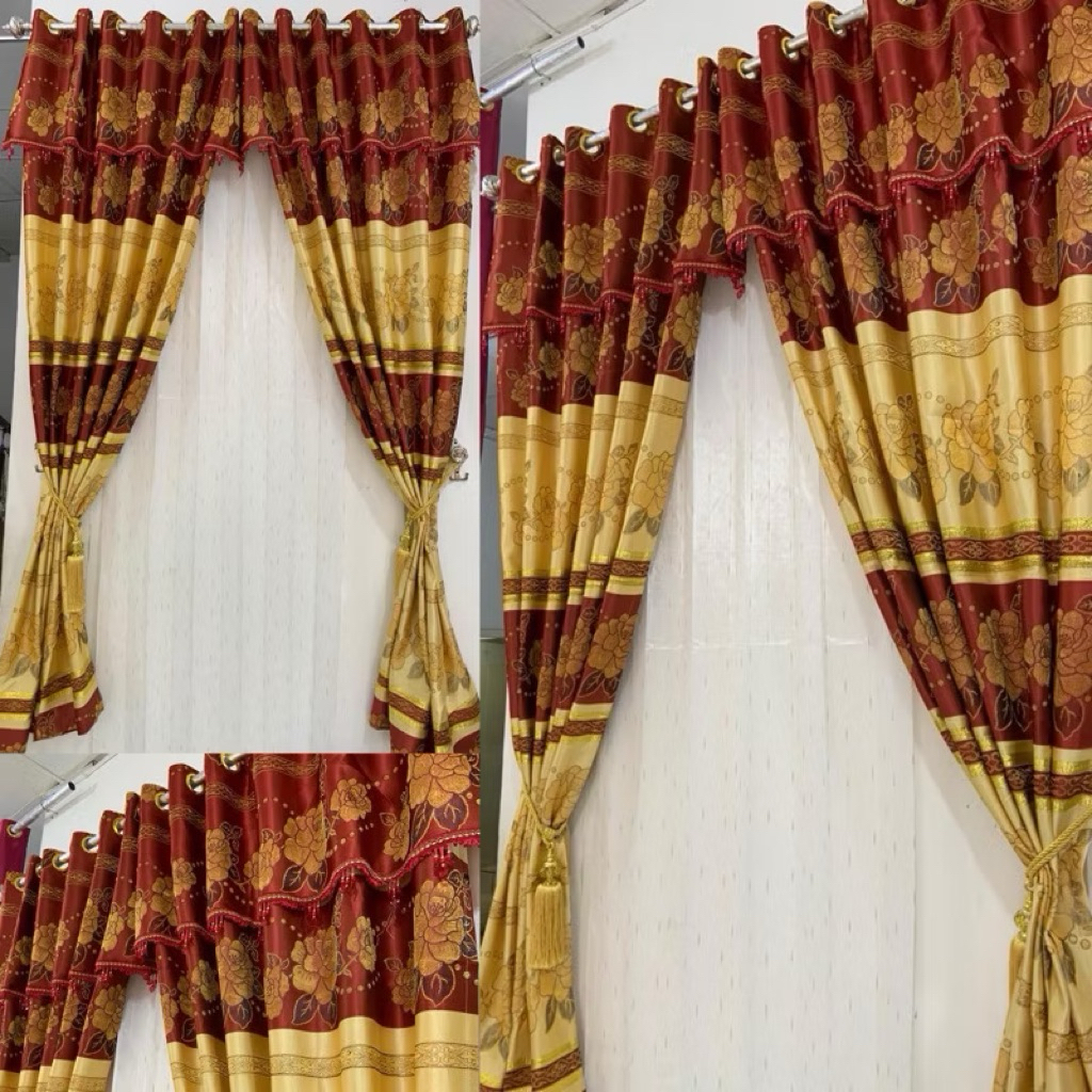 Gorden Prada Model Poni Pisah - Gorden Jodha Pintu & Jendela Minimalis Elegan