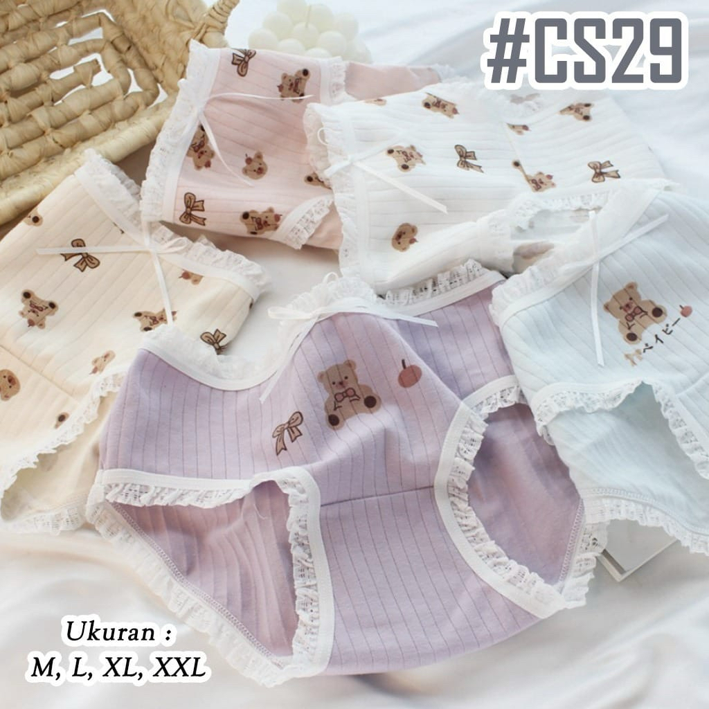 CD Celana Dalam Import Perempuan Lucu Kode Pastel