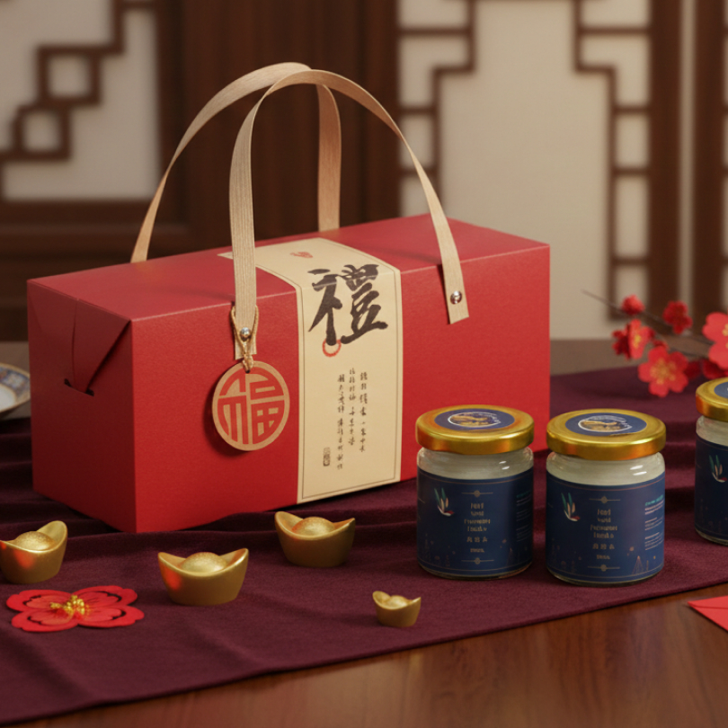 Bird Nest Plus – Fortune Set Bird Nest Drink+ | Hampers Chinese New Year CNY 2026 Premium (3 Jar 100