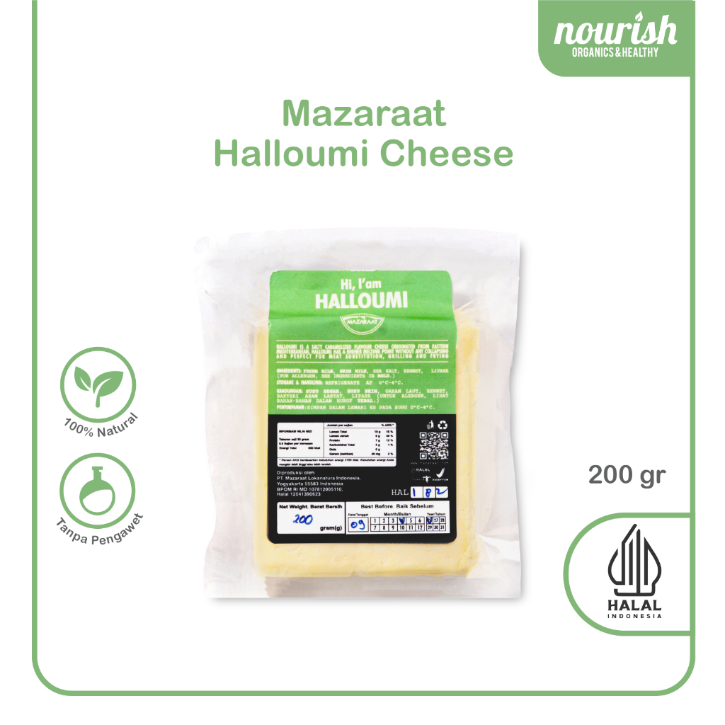 Mazaraat Halloumi Cheese Organik