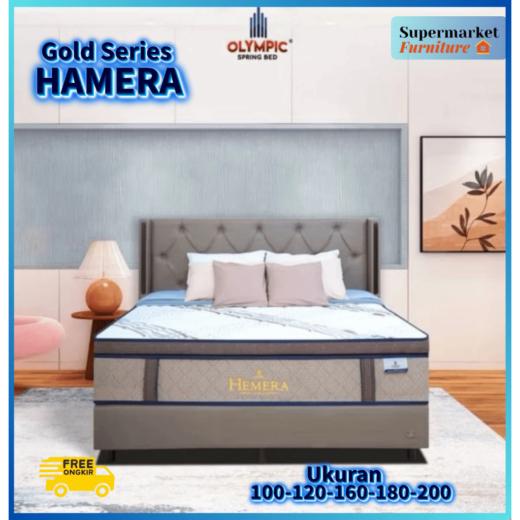 Olympic Spring Bed Gold Series HAMERA – Kasur Empuk & Nyaman | Ukuran 100–120-160-180-200