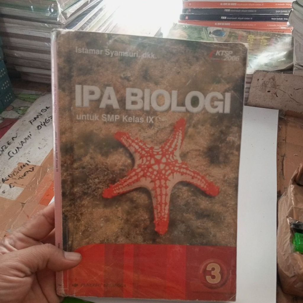 BUKU SAIN BIOLOGI UNTUK SMP KELAS IX/3/KURIKULUM KTSP 2006 PENERBIT ERLANGGA