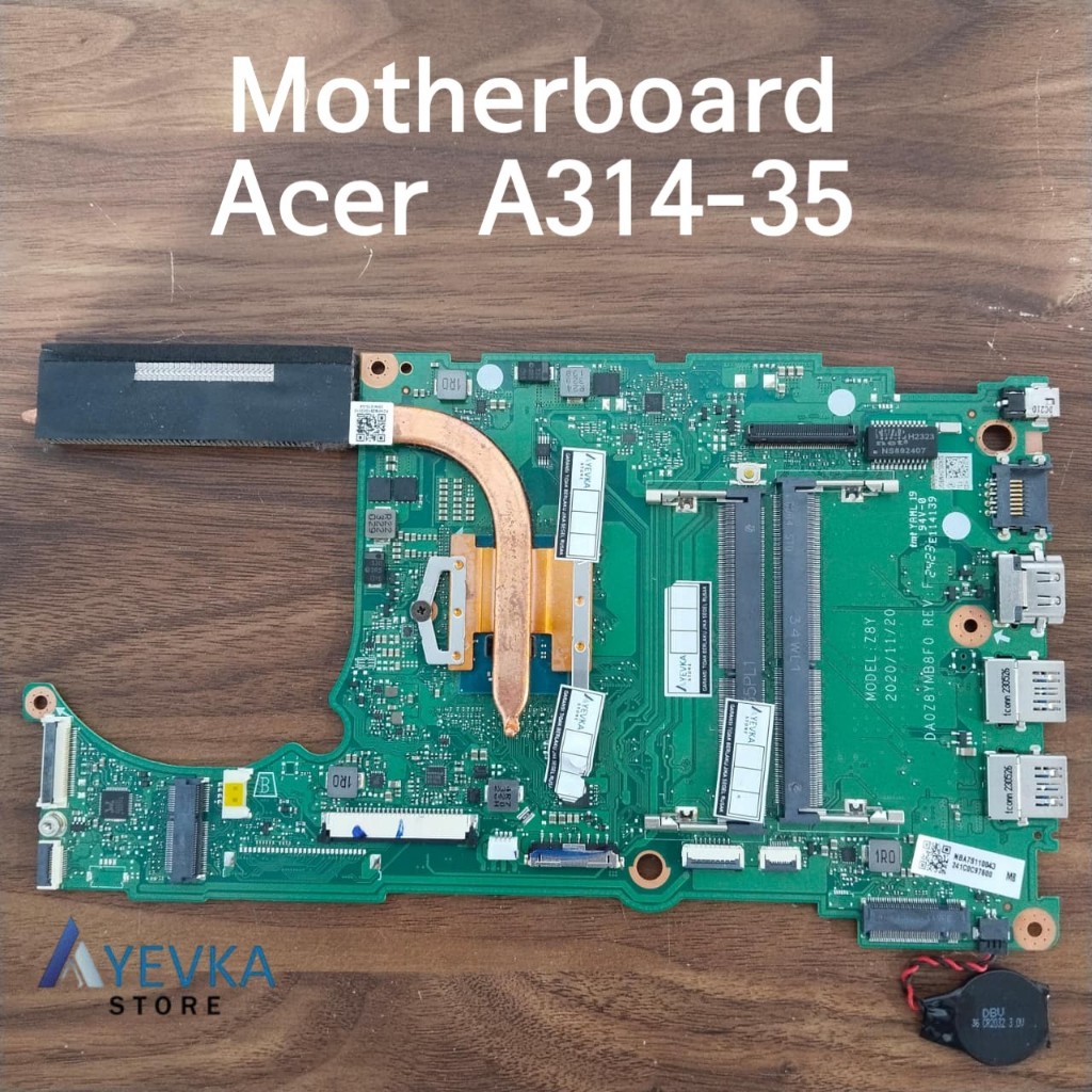 Motherboard Acer Aspire 3 A314-35 MODEL Z8Y  Normal Tested Seken Original [ Mainboard Mobo Bisa Di P