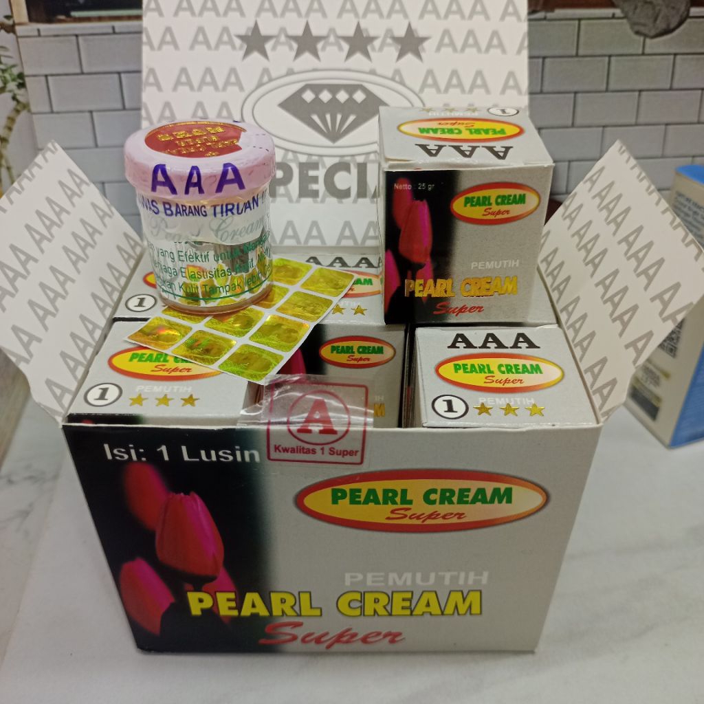 Perbox Pearl Cream Super Pemutih Original