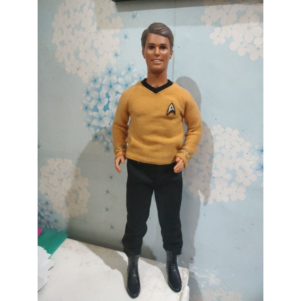 Vintage 1968 Mattel Star Trek Ken as Captain Kirk Barbie Doll