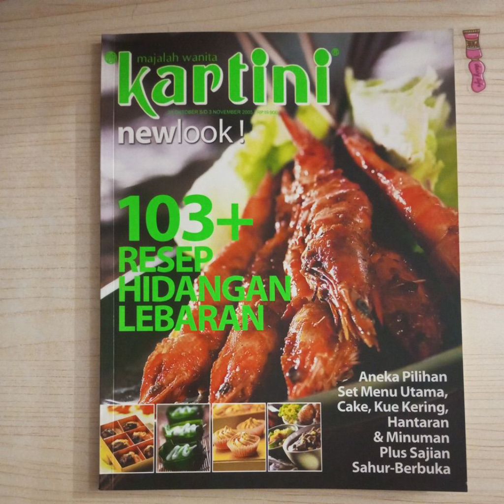 MAJALAH WANITA KARTINI 20 OKTOBER SD 30 NOVEMBER 2005 103 PLUS RESEP HIDANGAN LEBARAN