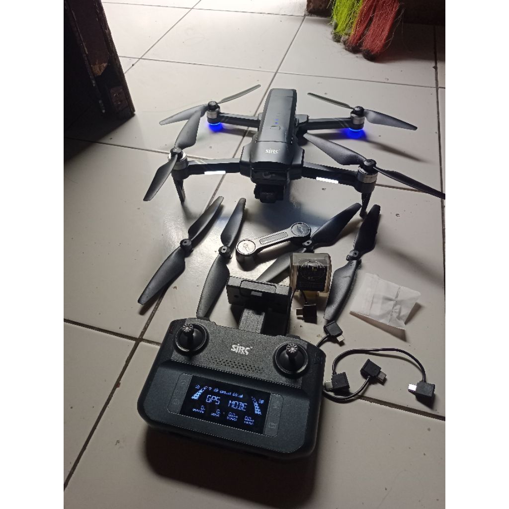 Drone sjrc f22s bekas normal siap pakek