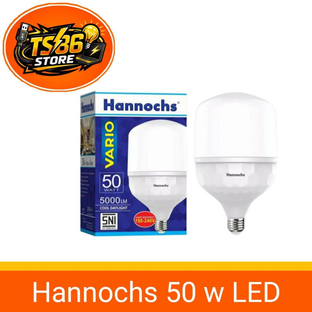 Hannochs Vario 50watt LED Cool Daylight putih lampu rumah
