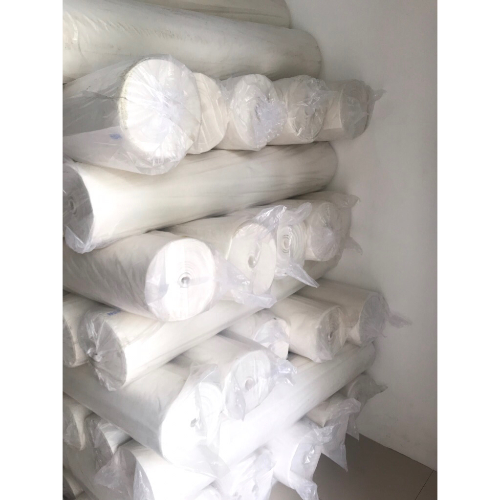 Kain keras 65N putih & tebal