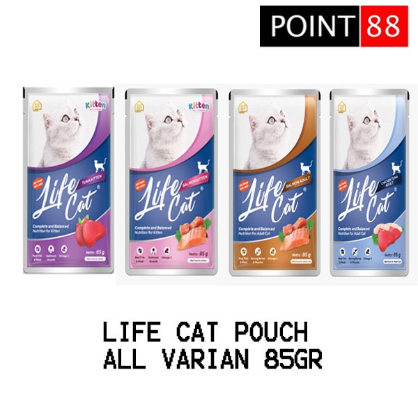 LIFE CAT Pouch 1 Dus ( Isi 24 Pcs )