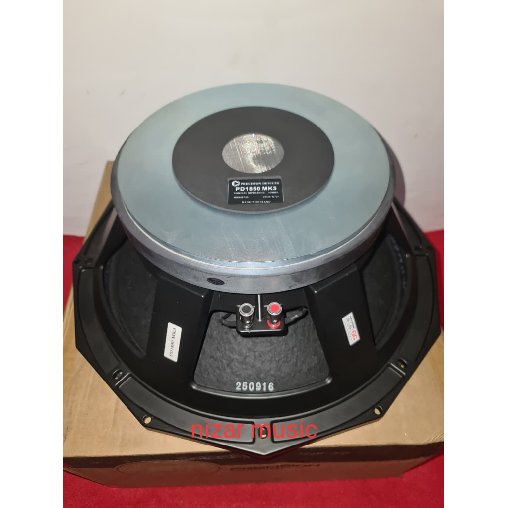 Speaker komponen PD1850 mk3 PD 1850 mk3 precision 18 inch double demper