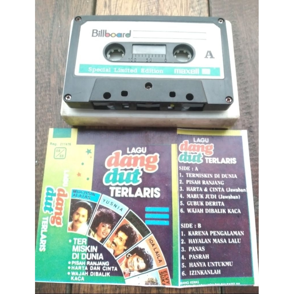 kaset pita lagu dangdut terlaris