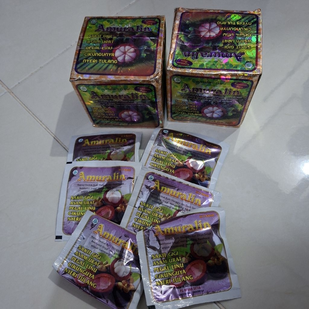 kapsul amuralin 2 box sealed