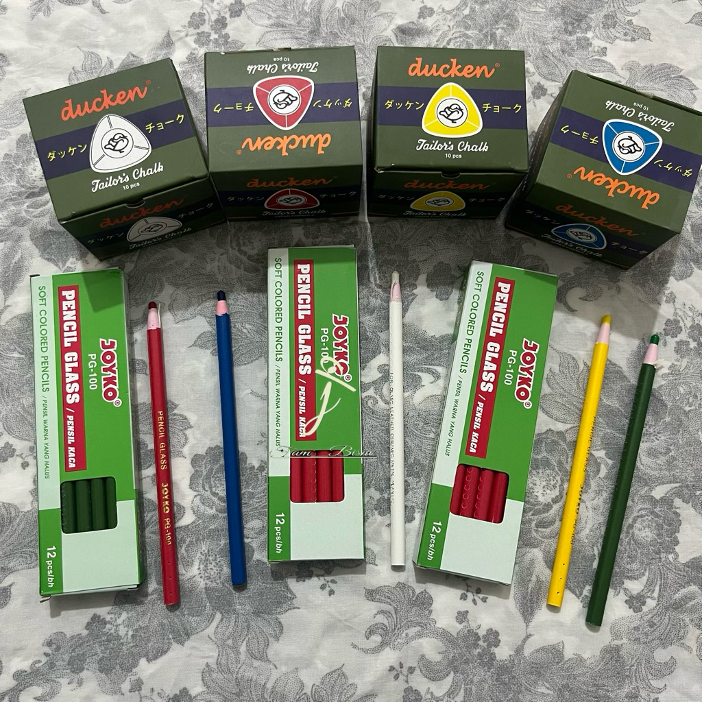 kapur segitiga pensil | kapir jahit
