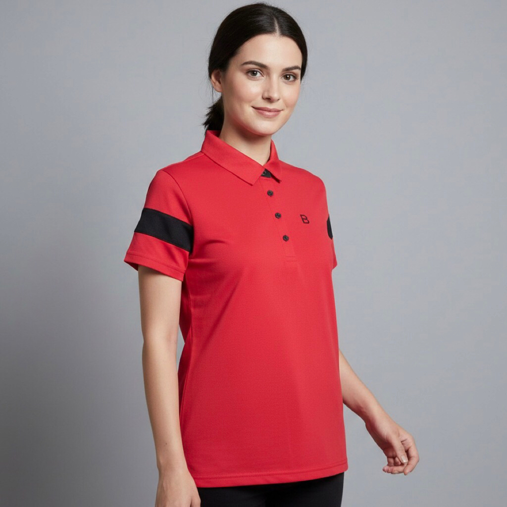 Baju Golf Wanita BLACKCATS 90 Red Preloved