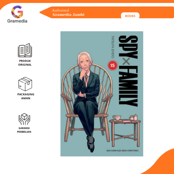 Gramedia Jambi - Komik SPY X FAMILY 15 Endo Tatsuya