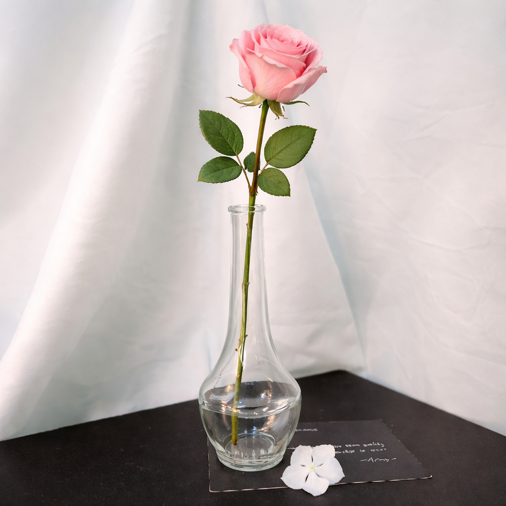 Vas Kaca Minimalis Betuk Botol Vas Bunga Tabung Kaca/Vas Bunga Kaca Mini/Vas Kaca Sirih Gading/Vas K