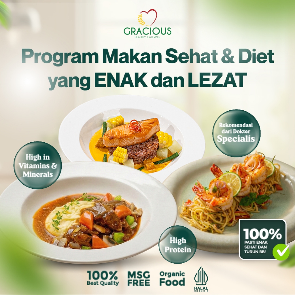 Gracious Healthy Catering - Katering Program Diet Terbaik