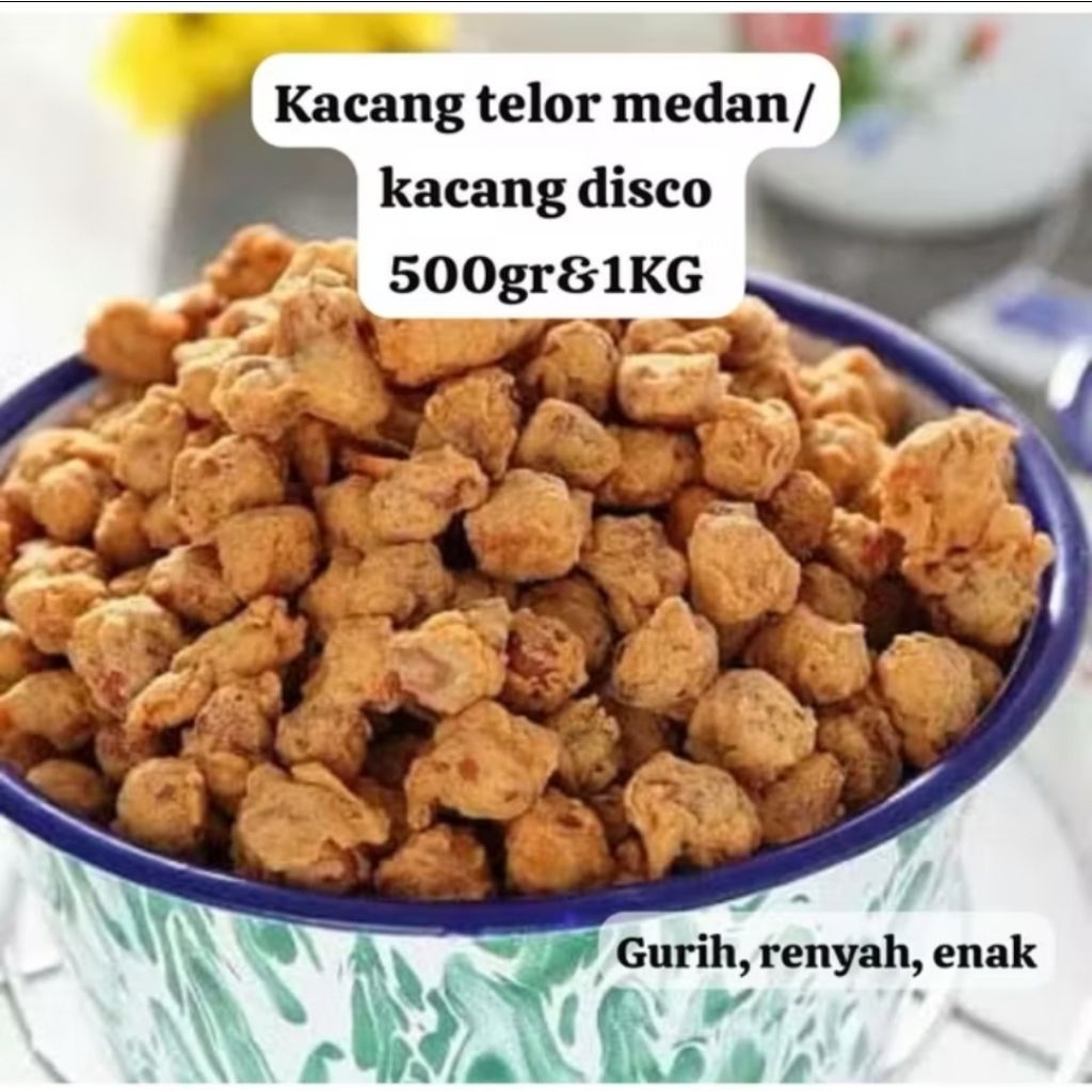 Kacang Telor Medan / kacang Disko 500gr & 1kg