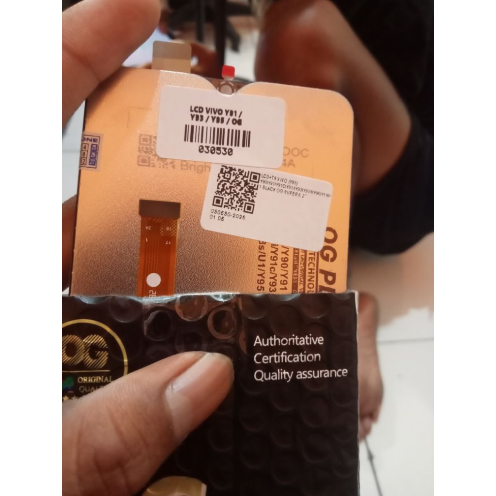 Layar Sentuh LCD Asli untuk Vivo Y91, Y91c, Y91i, Y93, Y95 - Set Lengkap, Kualitas Terjamin