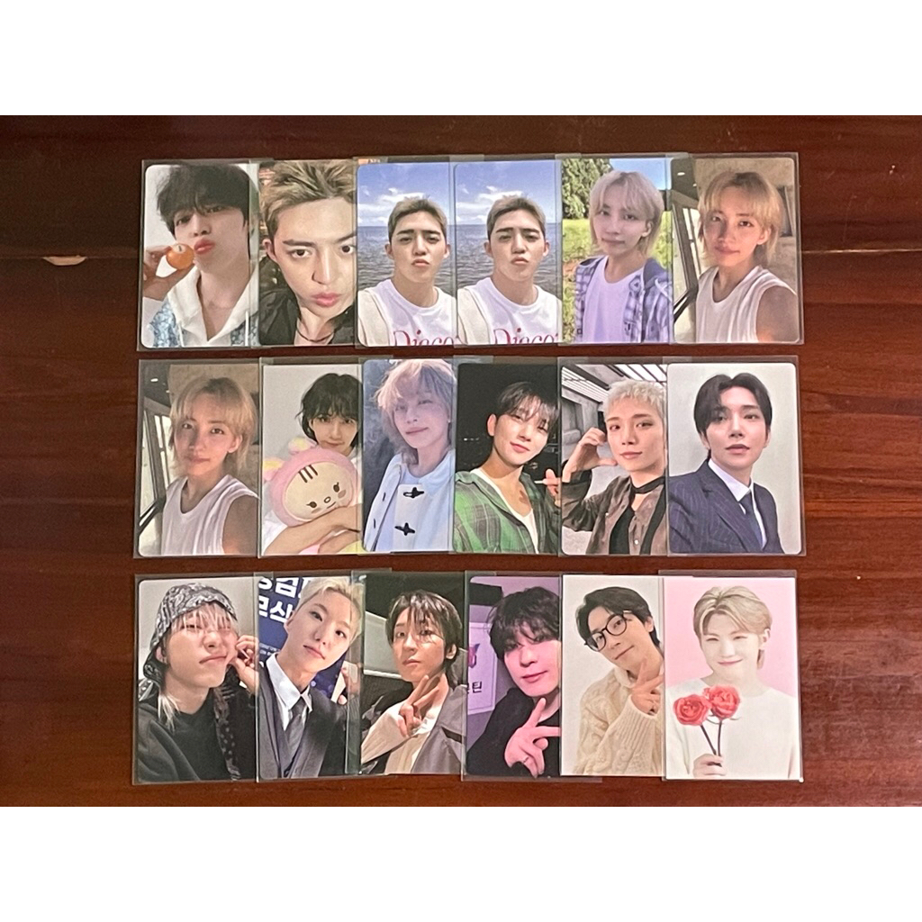 [READY STOK] Photocard Official Scoups Jeonghan Joshua Hoshi Wonwoo Woozi Seventeen Your Choice Gs25