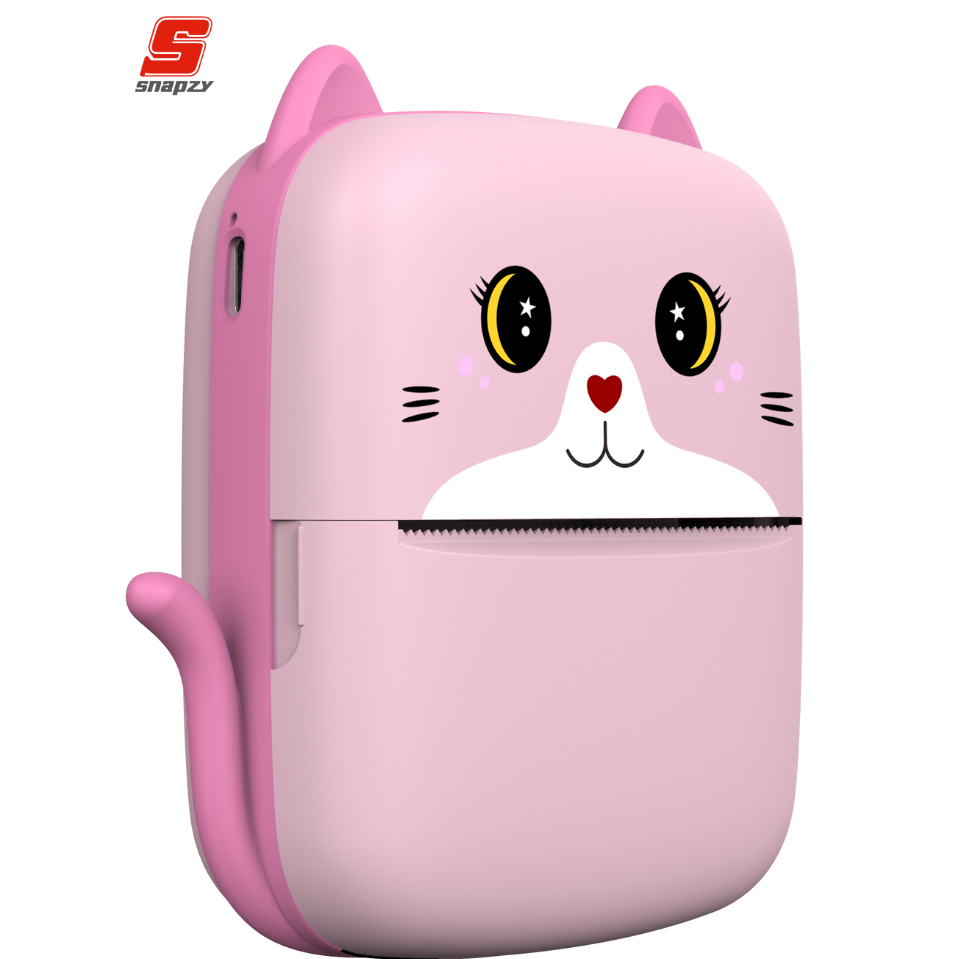 Snapzy Printer Bluetooth Mini Anak Thermal Printer Cetak Foto Alat Printer Mini -58*30mm Paper