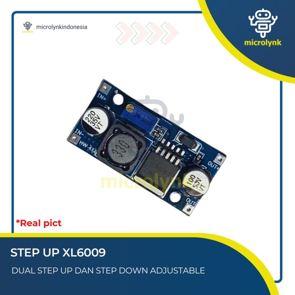 Step Up XL6009 DC-DC Boost Converter