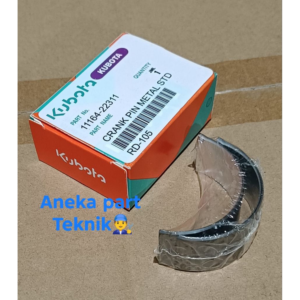 Metal Jalan std RD105 Kubota, CPM Crank Pin Metal RD105 Kubota Deisel