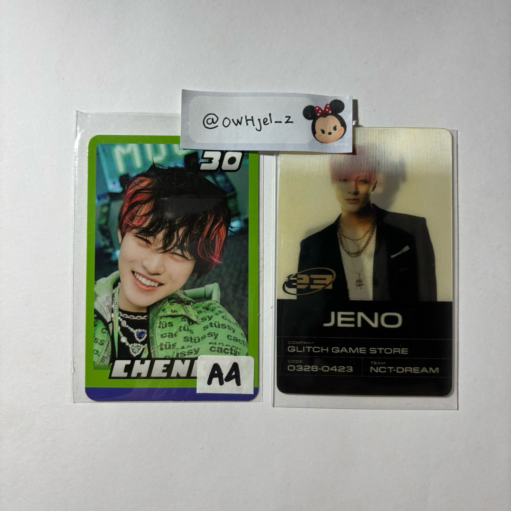 OFFICIAL NCT GLITCH MODE : trading card CHENLE / lenti JENO