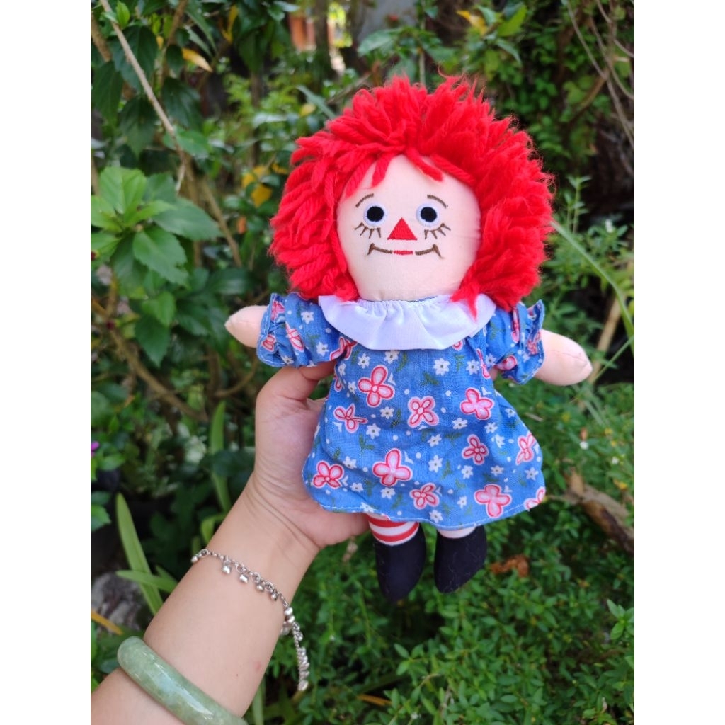 boneka vintage klasik Annabelle raggedy ann and andy brand applause size kecil