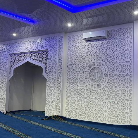 GRC krawangan dinding dan lisplang atap bikin rumah & masjid lebih estetik