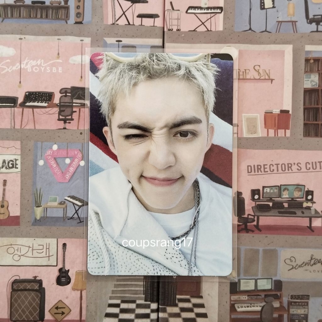 PHOTOCARD OFFICIAL SEVENTEEN SCOUPS KIT CXM WINK
