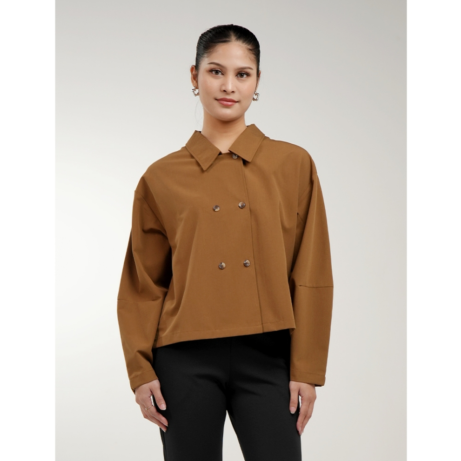 Hardware Clothing Atasan Jaket Wanita Hardware Curve Jacket Long Sleeve