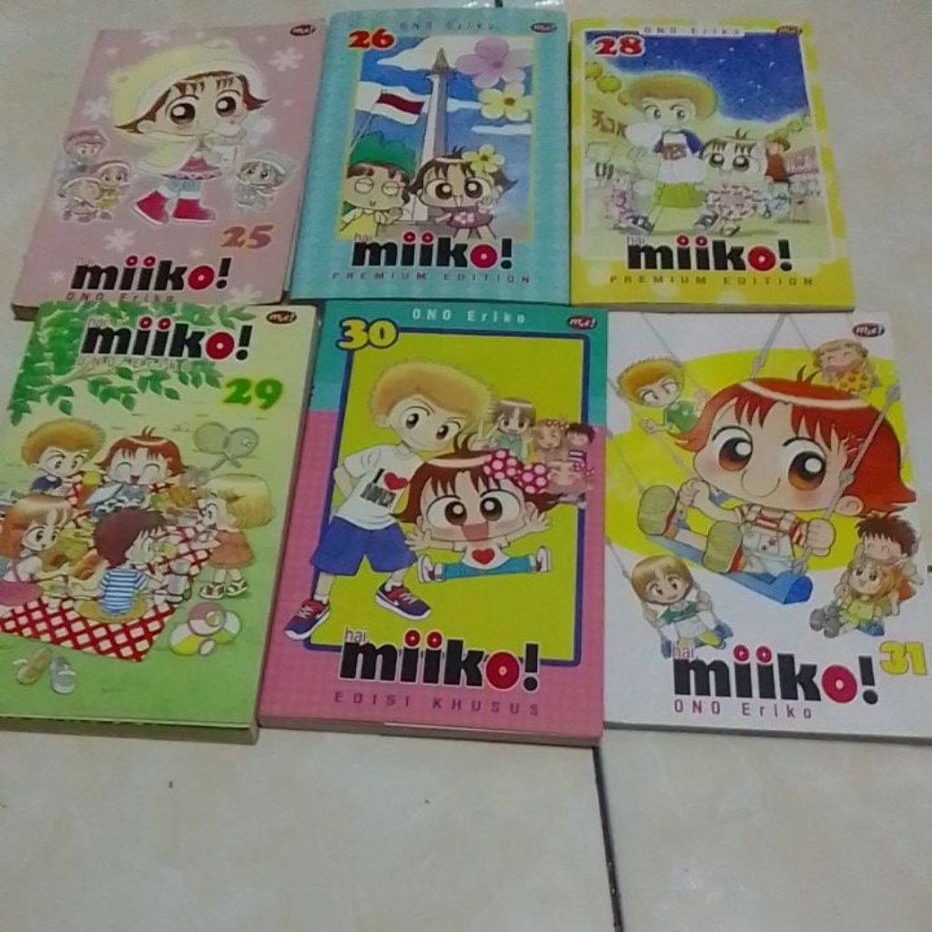 buku original - KOMIK MIIKO  / Paketan 1, 2 dan 3