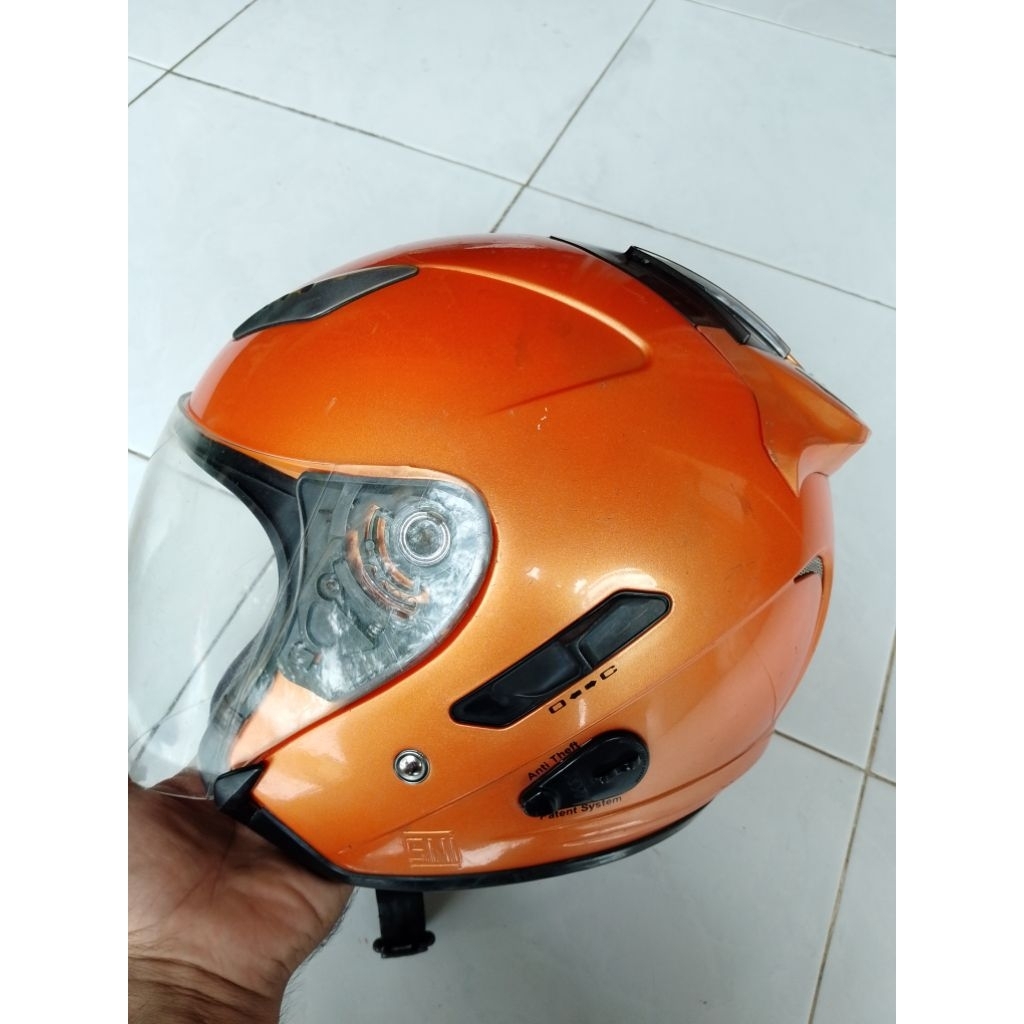 Helm bekas murah original KYT Galaxy flat