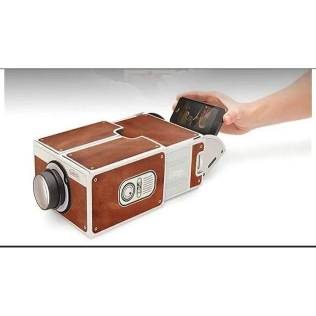 Retro Smartphone Projector – Mini Proyektor Tanpa Listrik Untuk HP