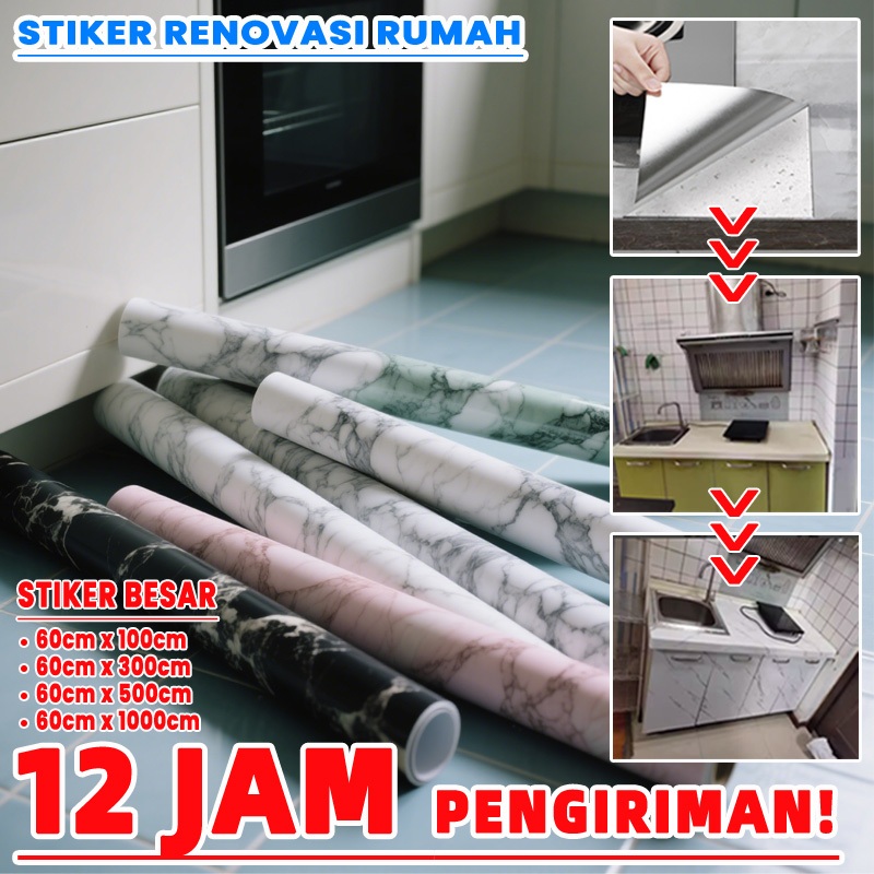 [profesional] wallpaper dapur glossy wallpaper dapur marmer wallpaper dapur anti air dan minyak wall