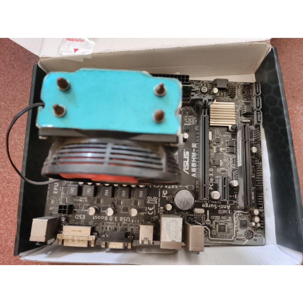 mobo+processor amd A8 7600 + VGA Hd 6570 2gb