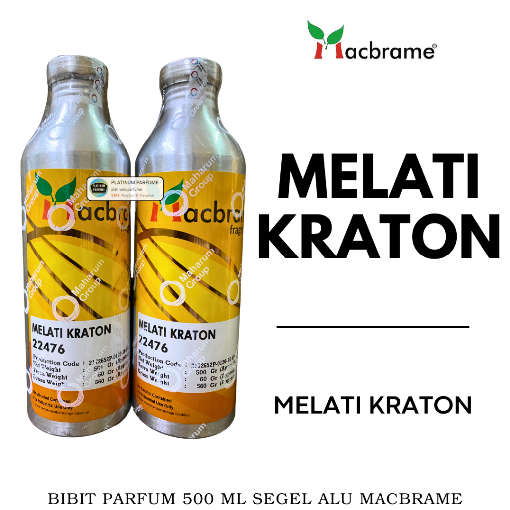 Bibit Parfum MELATI KRATON 500 ML SEGEL ORIGINAL MACBRAME Fragrance | PERFUME | Bibit Parfum MELATI 
