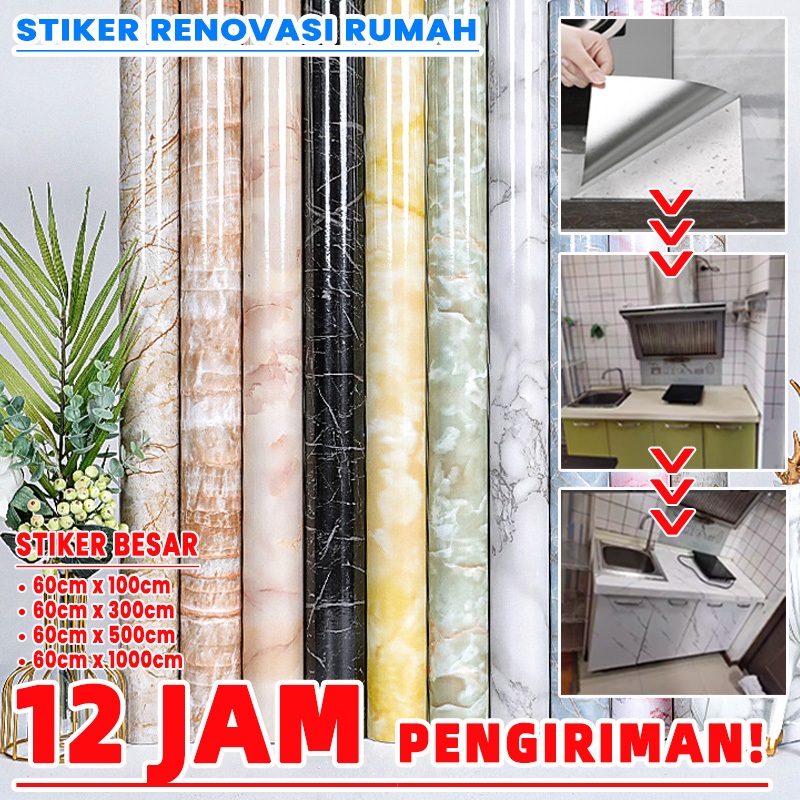 [grandmaster] wallpaper dapur aesthetic stiker dinding dapur wallpaper dapur marmer stiker wallpaper