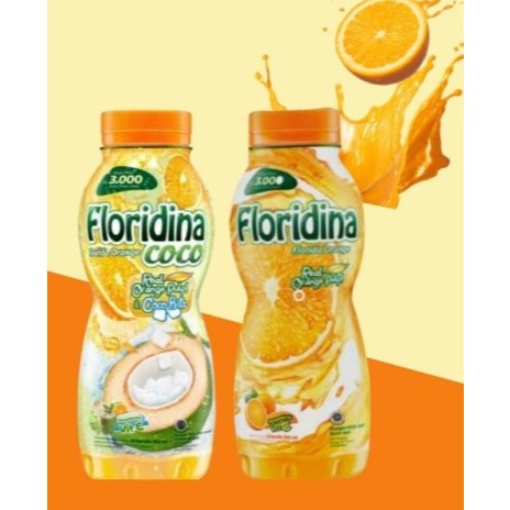 FLORIDINA 350ml Real Orange Pulp dan Coco Bitz