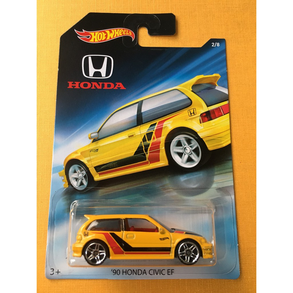 HOT WHEELS HOTWHEELS '90 HONDA CIVIC EF KUNING HONDA SET DIECAST TRACK LANGKA PROMO MURAH ORIGINAL