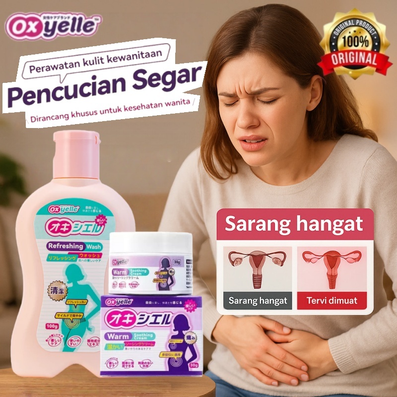 Oxyelle Cairan Perawatan Kewanitaan 100ml Lembut Membersihkan Menyegarkan dan Mengurangi Gatal - Oxy