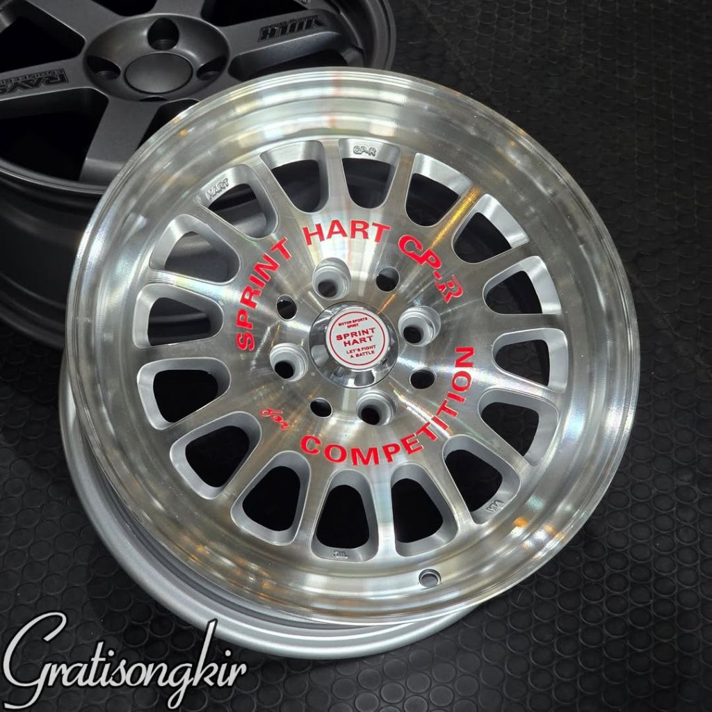 velg sprint hart cp-r ring 15 lebar 6,5 velg mobil ring 15 velg racing r15 velg mobil brio jazz vios