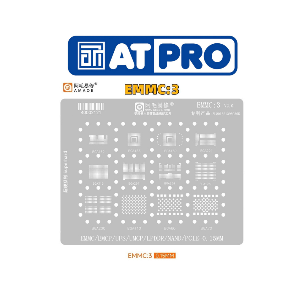 PLAT BGA EMMC/NAND/UFS AMAOE