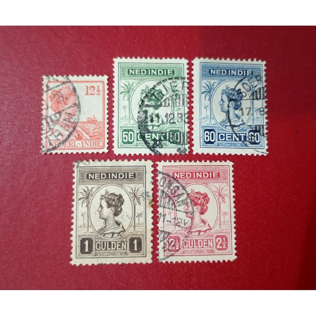 PRANGKO NED INDIE RATU WILHELMINA 1913 - 1932