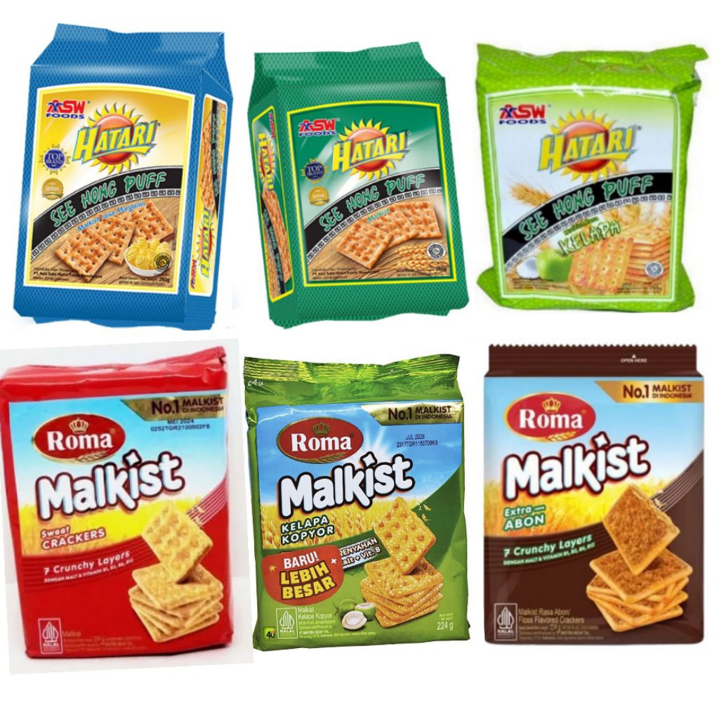 VARIAN BISKUIT GABIN HATARI & ROMA MALKIST 245G
